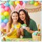 39-Piece Easter Craft Kit – DIY Magnetic Bunny & Egg Wooden Photo Frames with Paints, Brushes, and Magnetic Stickers for Easter Decorations & Family Craft